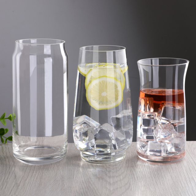 Wholesale Custom Logo 16oz Beer Can Glass Iced Coffee Tumbler with Bamboo Lid Reusable Drinkware Manufacturer for Bar,Wholesale Glassware & Custom Candle Jar Manufacturer | Ruixin Glass,Wholesale Custom Logo 16oz Beer Can Glass Iced Coffee Tumbler with Bamboo Lid Reusable Drinkware Manufacturer for Bar