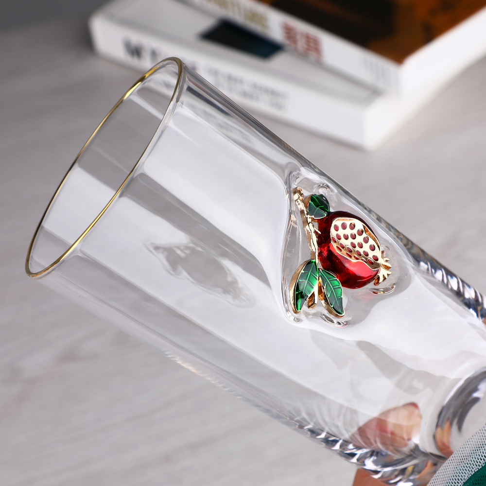 3D holiday icon charm fused on glass
