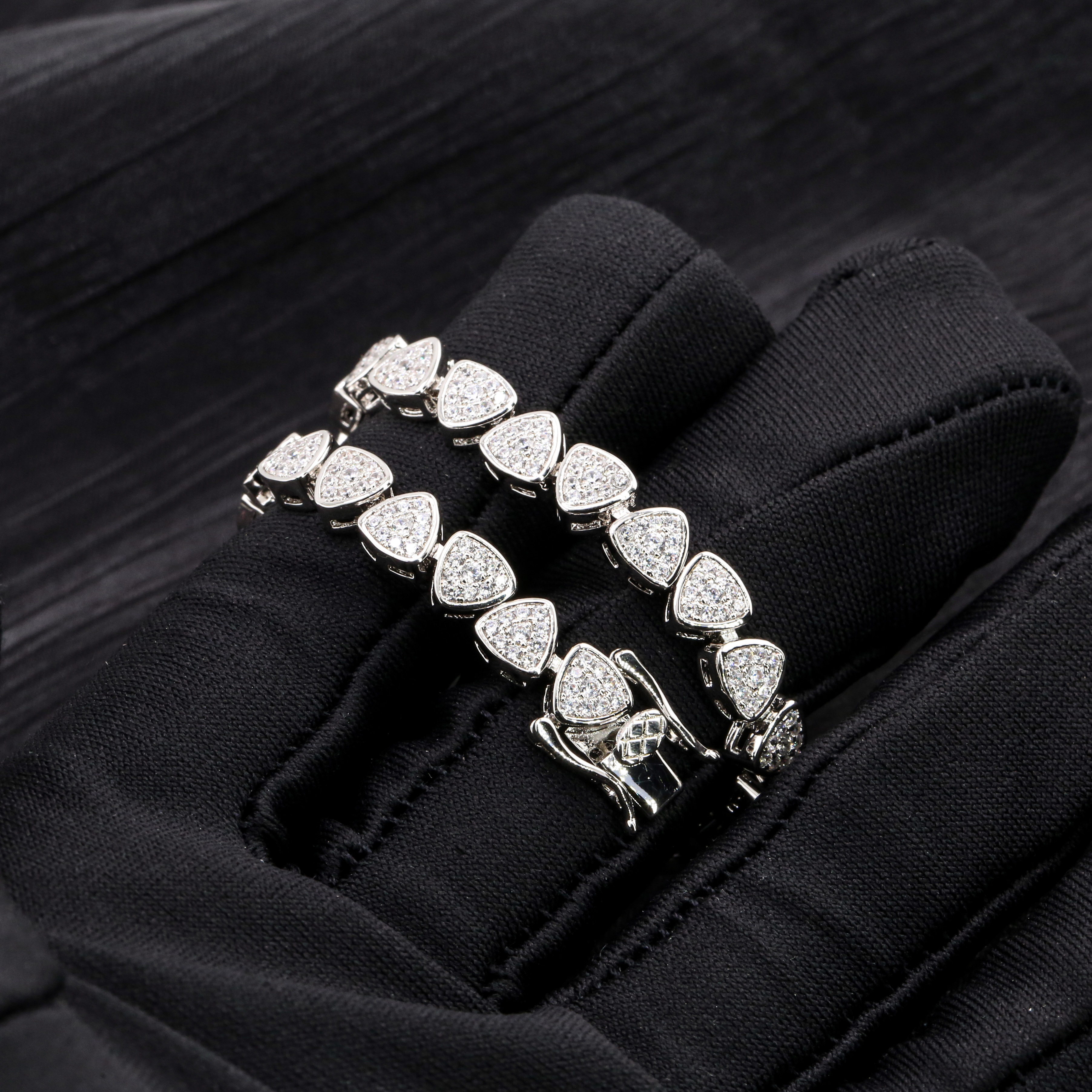 New 6.5mm Iced Out Moissanite Cuban Link Chain Hip Hop Jewelry 92.5% Silver Pass Diamond Tester Miami Cuban Chain