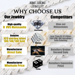 16mm Wide 925 Sterling Silver Full Diamond Moissanite Hip Hop Cuban Link Chain – Factory Direct Wholesale Bulk Supplier for High-Quality Hip Hop Jewelry