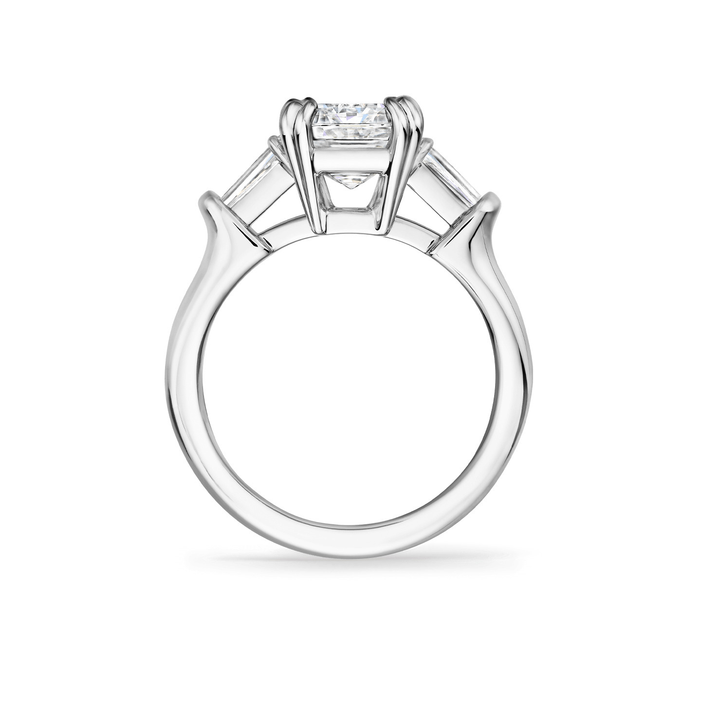 IGI certificate 1.06ct E color VVS2 3Excellent Emerald cut Lab Diamond 18K gold Wedding diamond ring