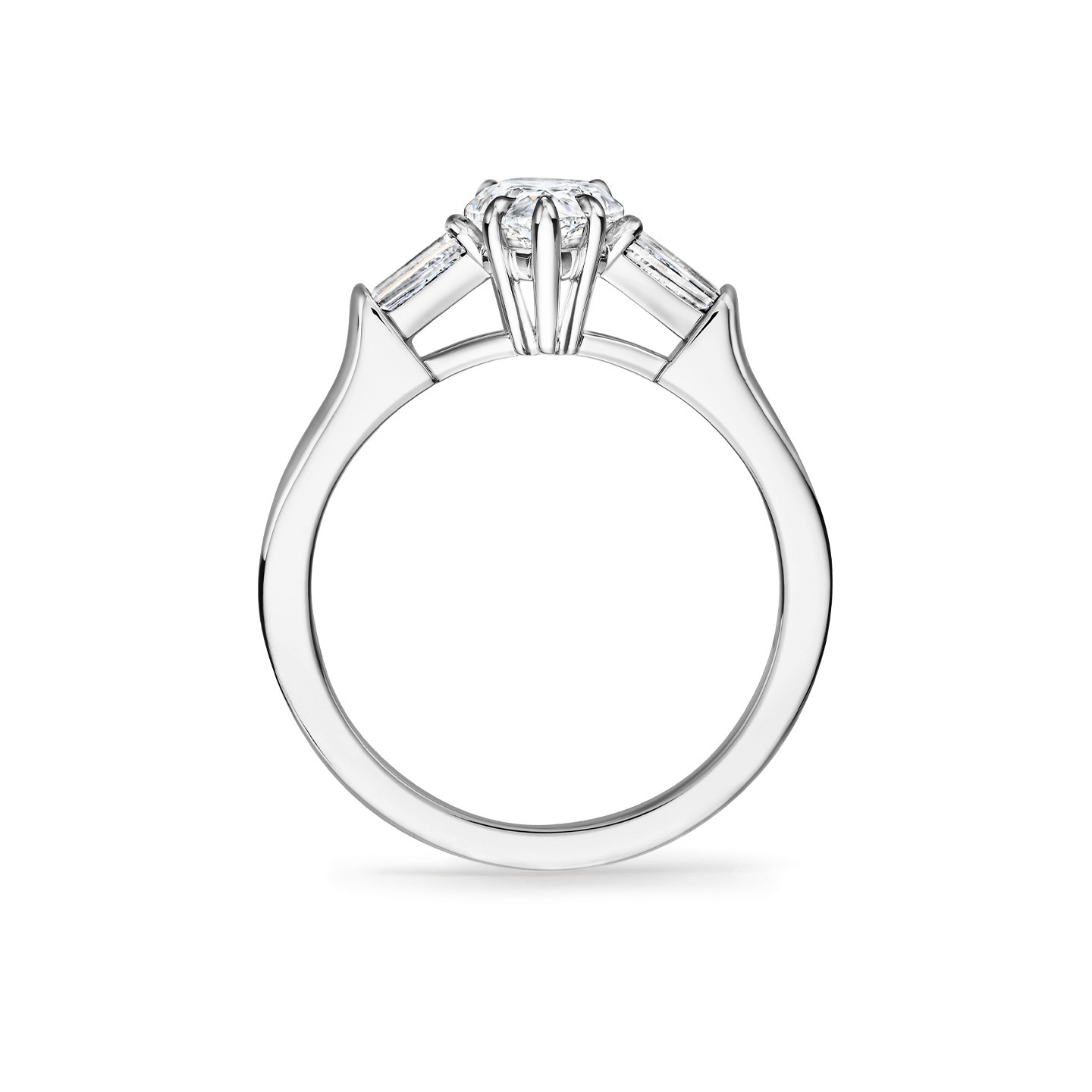 Factory Direct Sale Customized Jewelry Fine Jewelry 18K gold IGI certificate 1.05 ct Laboratory diamond Pear Cut Engagement ring Wedding Diamond ring