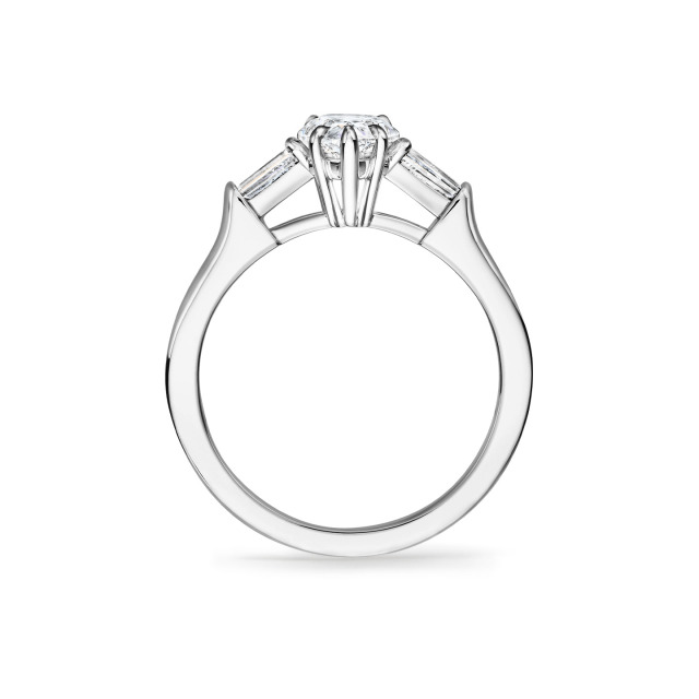 Factory Direct Sale Customized Jewelry Fine Jewelry 18K gold IGI certificate 1.05 ct Laboratory diamond Pear Cut Engagement ring Wedding Diamond ring