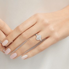 Fine Jewelry Luxury Factory Custom Woman IGI certificate 1.08ct Lab Diamond Oval Cut Wedding Engagement Ring