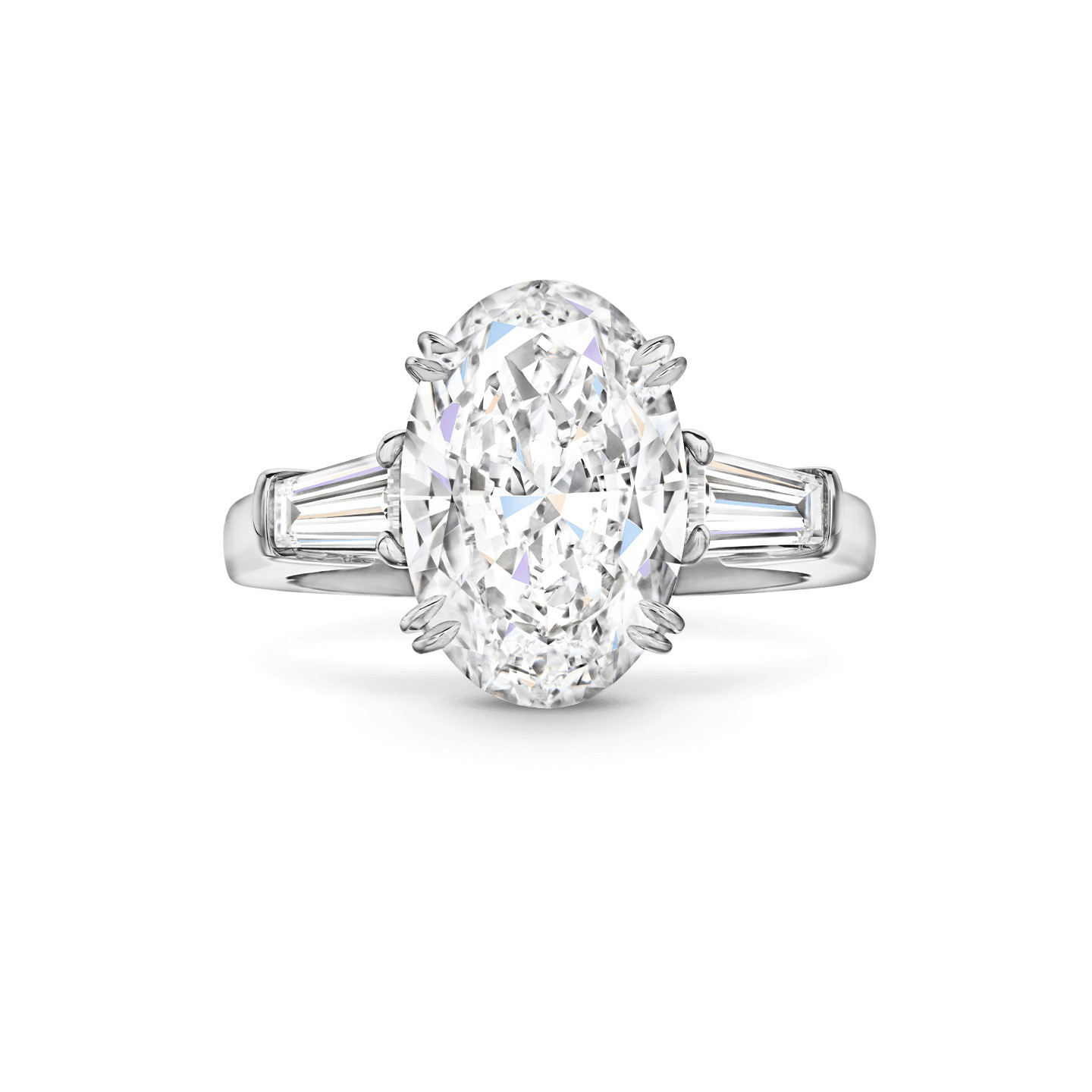 Fine Jewelry Luxury Factory Custom Woman IGI certificate 1.08ct Lab Diamond Oval Cut Wedding Engagement Ring