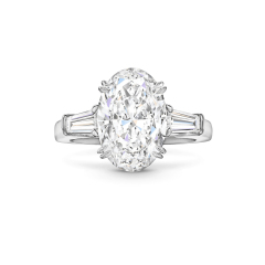 Fine Jewelry Luxury Factory Custom Woman IGI certificate 1.08ct Lab Diamond Oval Cut Wedding Engagement Ring