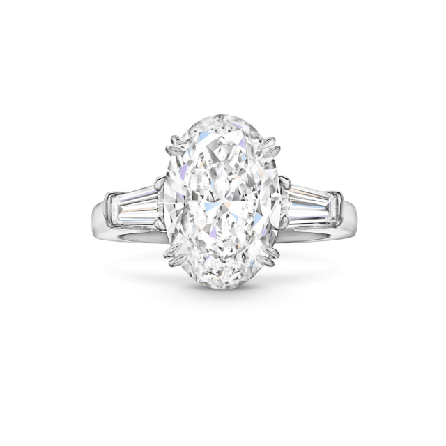 Fine Jewelry Luxury Factory Custom Woman IGI certificate 1.08ct Lab Diamond Oval Cut Wedding Engagement Ring