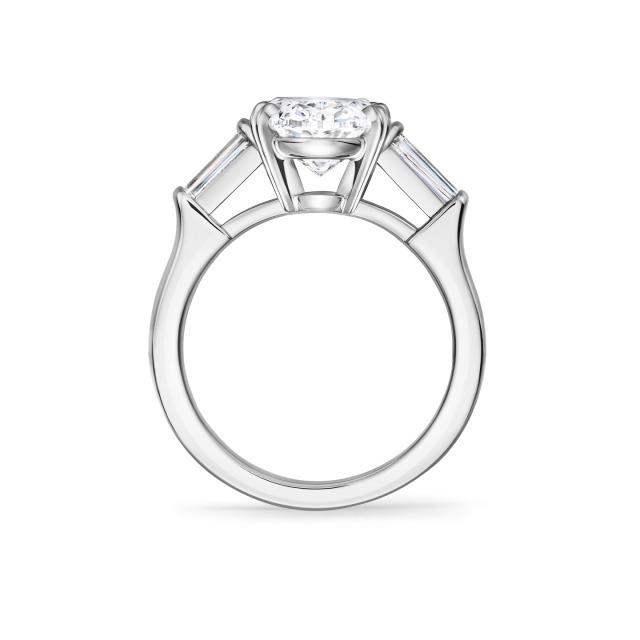 Fine Jewelry Luxury Factory Custom Woman IGI certificate 1.08ct Lab Diamond Oval Cut Wedding Engagement Ring