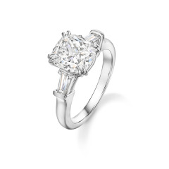 Custom Ring Jewelry Beautiful Luxury Ring 18K Gold IGI certificate 1.03ct Lab Grown Diamond Cushion Cut engagement ring Wedding Diamond ring
