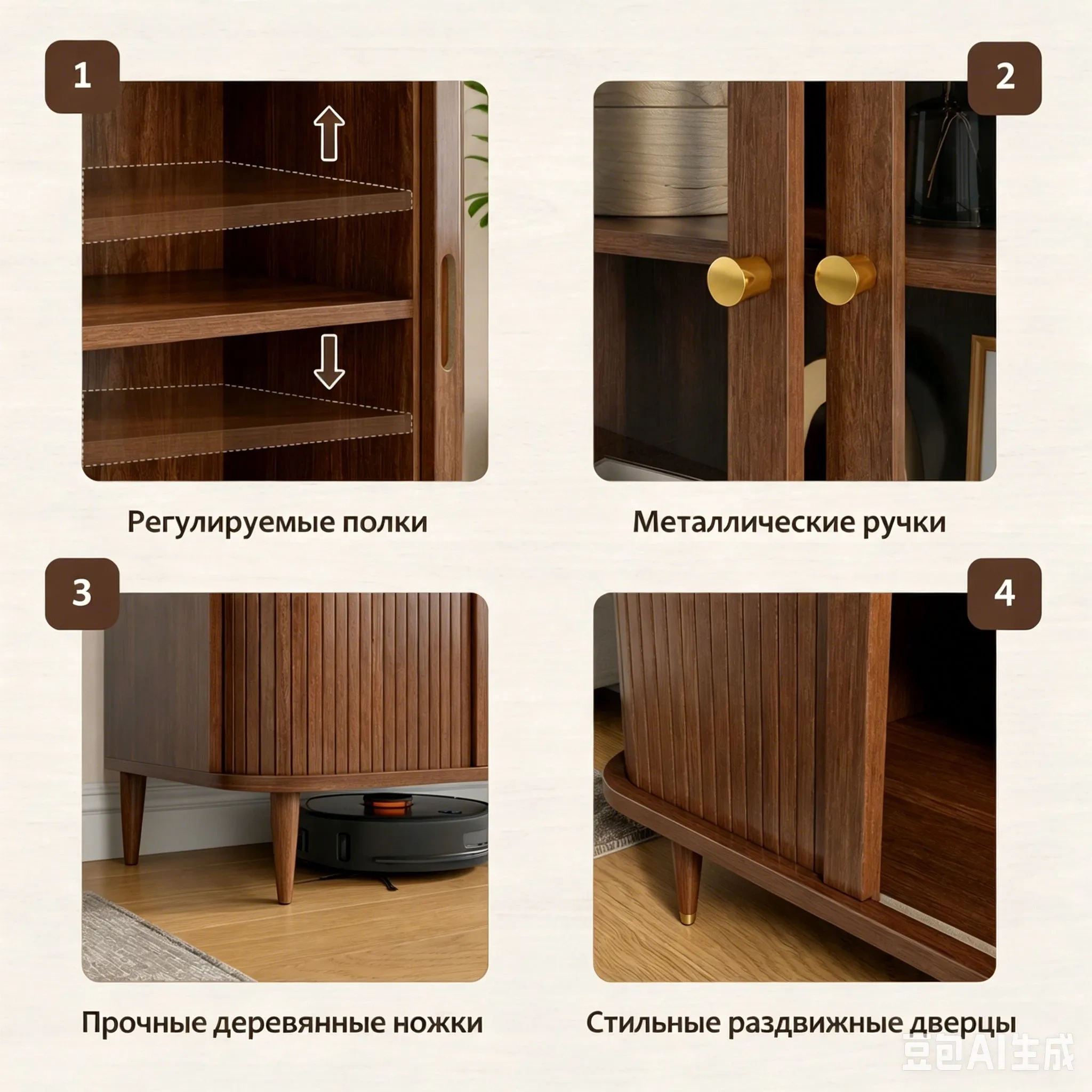 Сервант 80*40*208 см