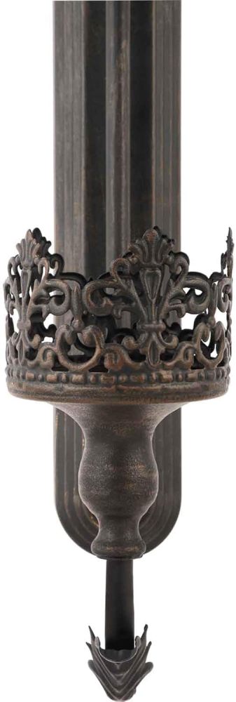 We Moment Metal Wall Candle Sconce Holder Set of 2 Wall Mount Black Candleholder Holder Modern Wall Candle Sconces Hanging Retro Crown Wall Candle Holder for Living Room Fireplace Wedding Farmhouse