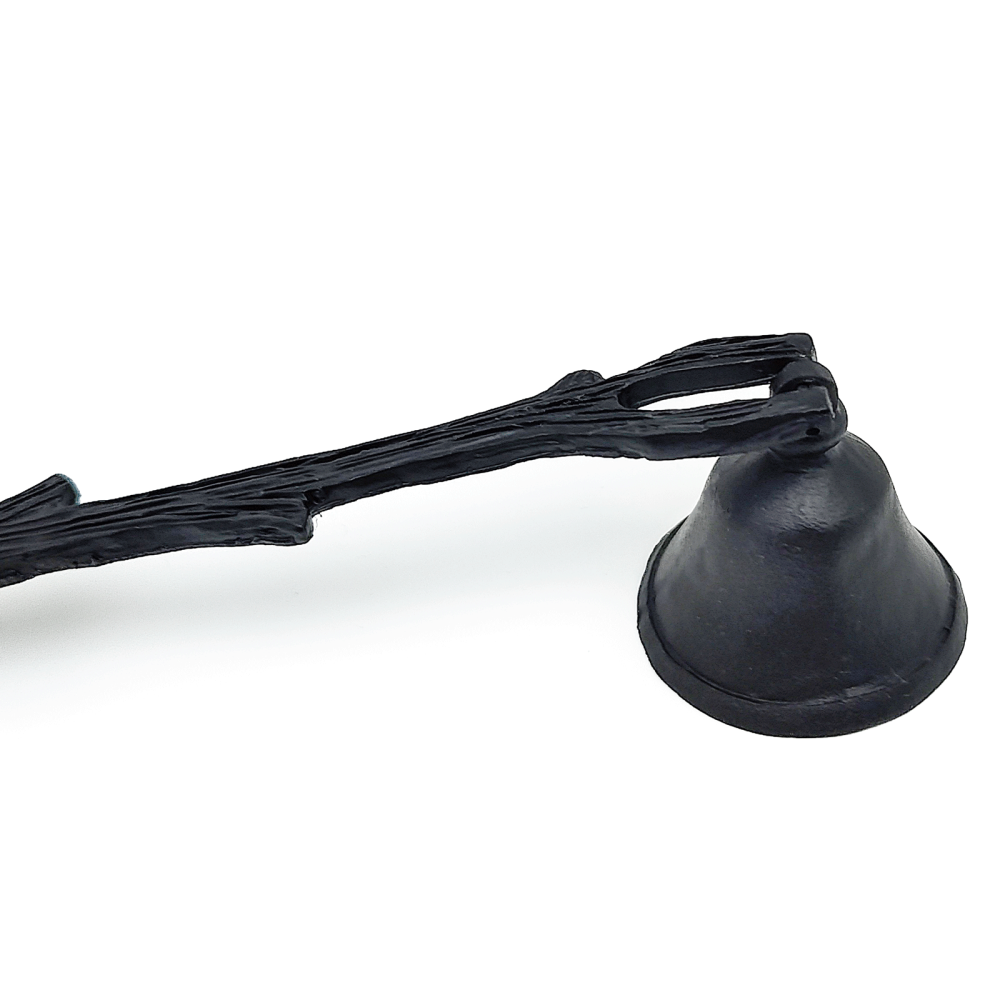 Black Candle Snuffer - Long Handle Branch Shape