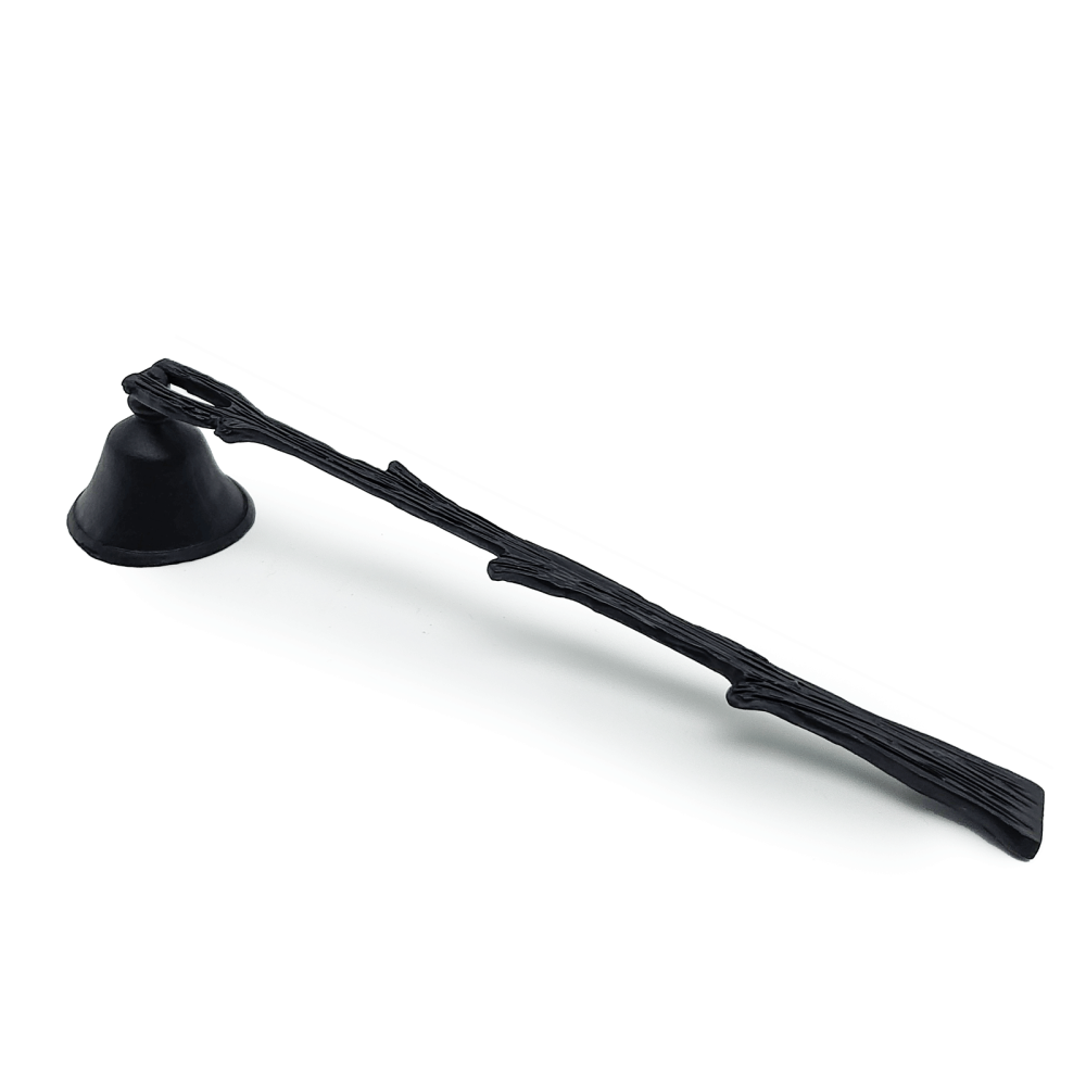 Black Candle Snuffer - Long Handle Branch Shape