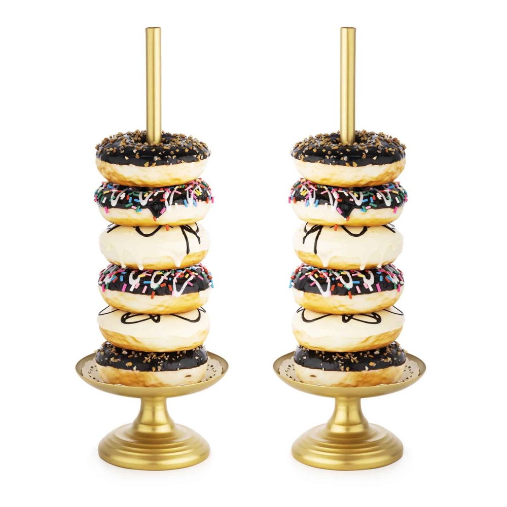 Gold Donut Stand - Elevate Dessert Displays