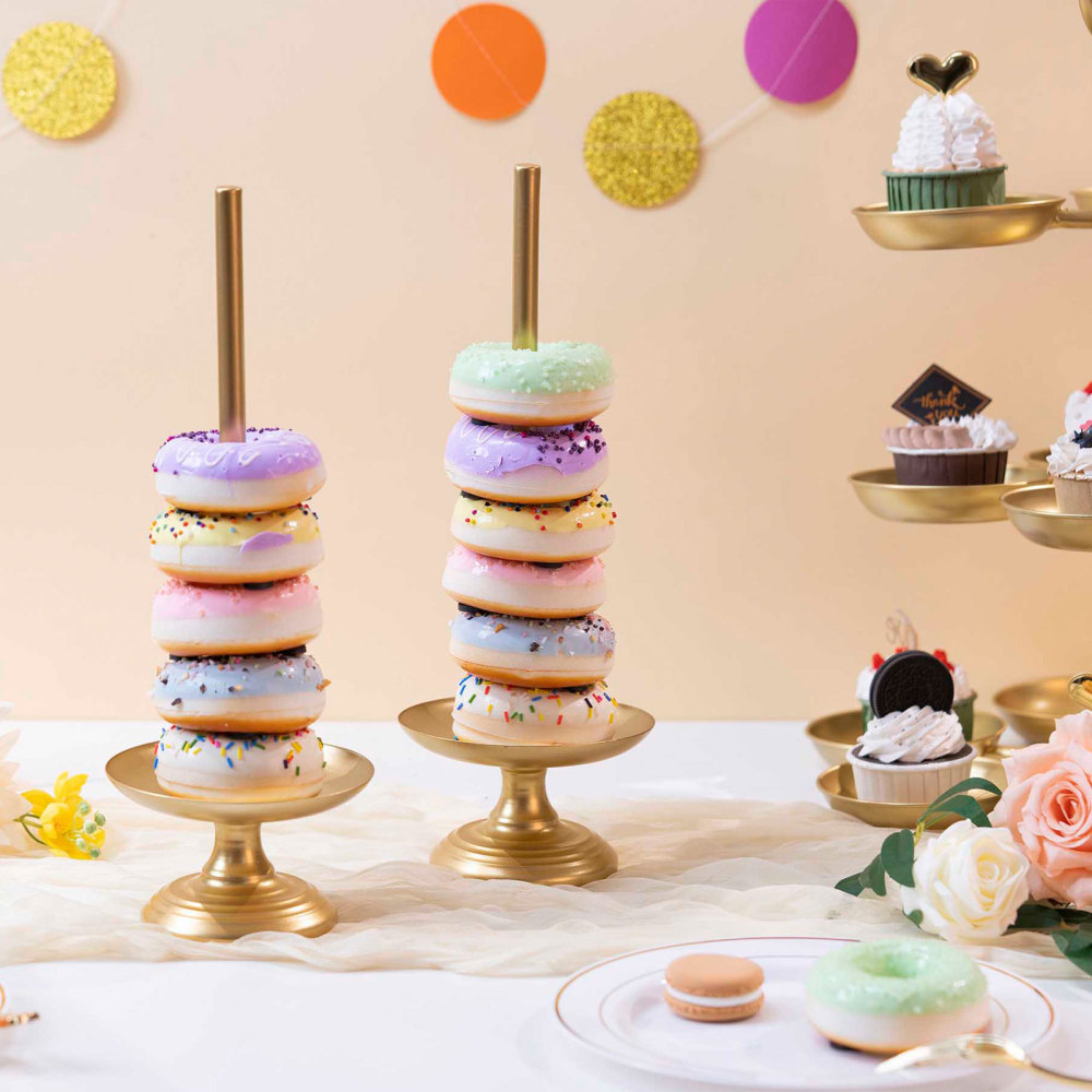 Gold Donut Stand - Elevate Dessert Displays