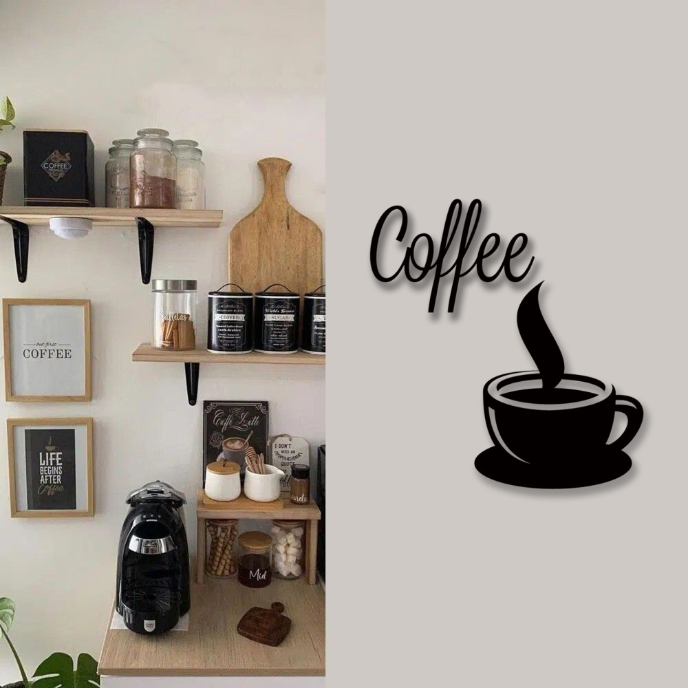 Stylish Metal Coffee Wall Decor