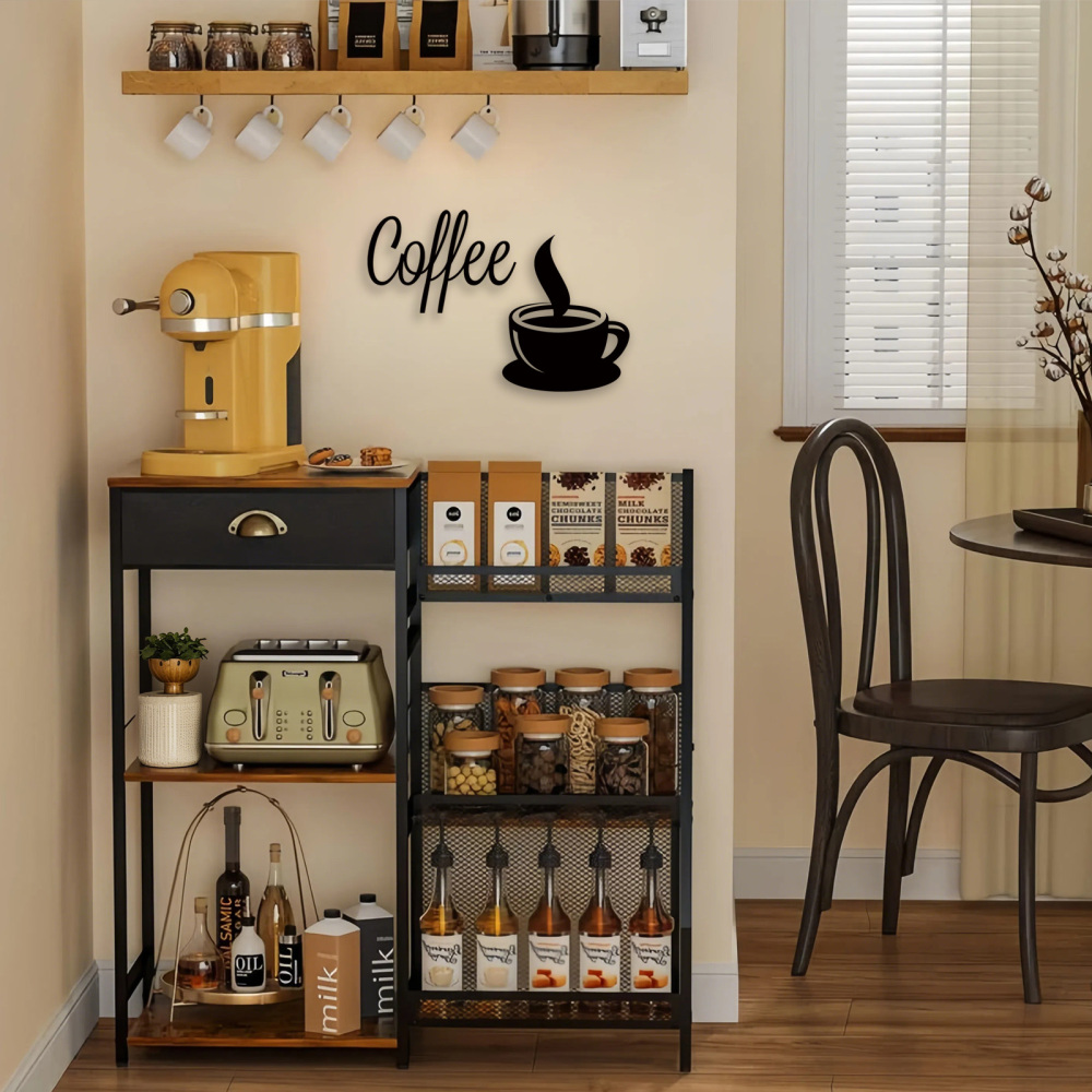 Stylish Metal Coffee Wall Decor