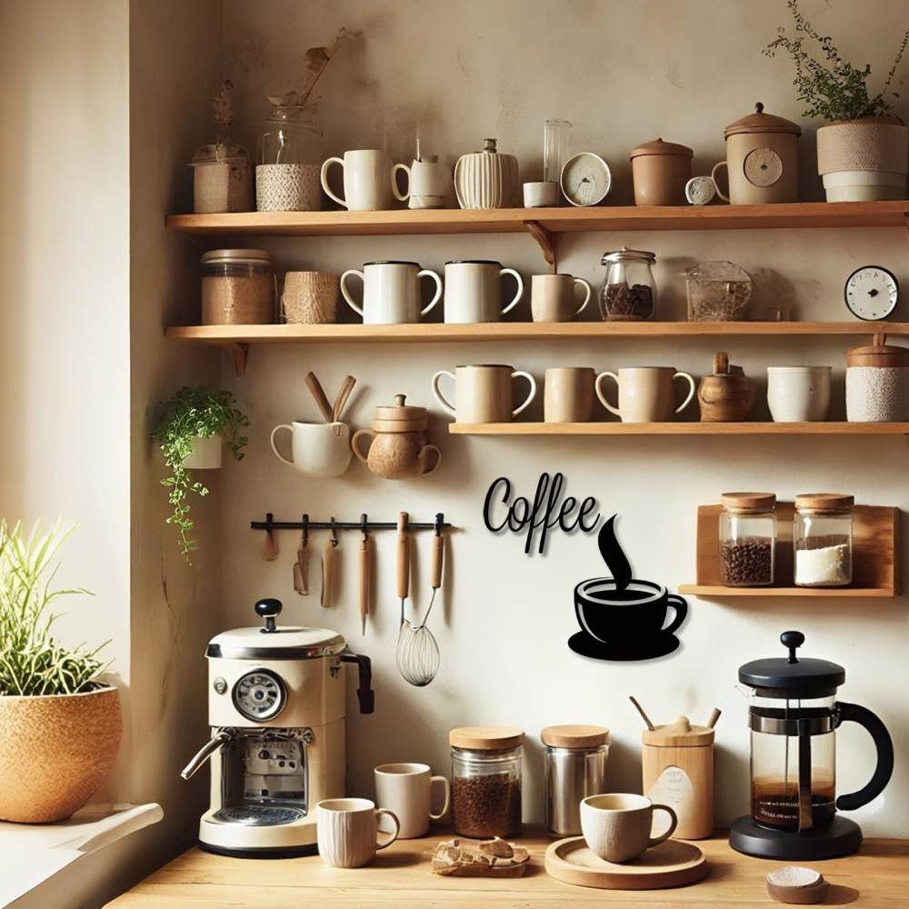 Stylish Metal Coffee Wall Decor