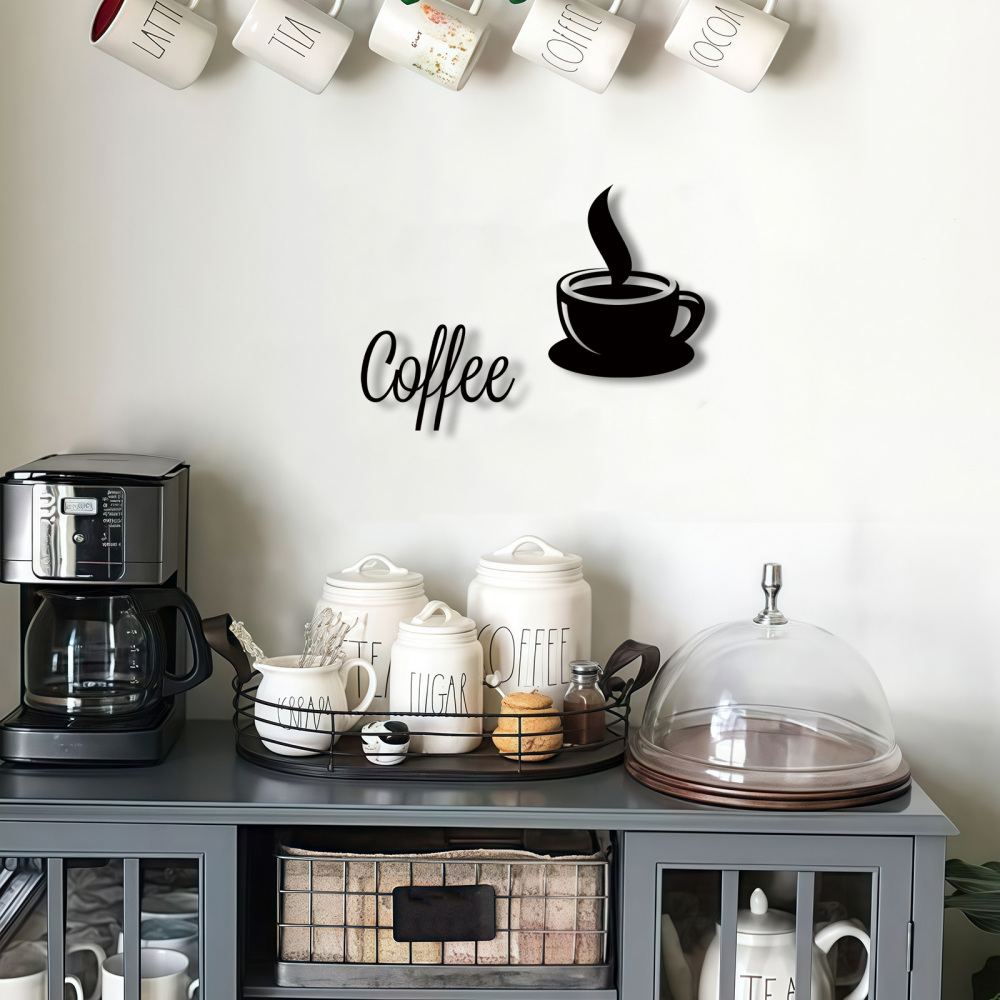 Stylish Metal Coffee Wall Decor