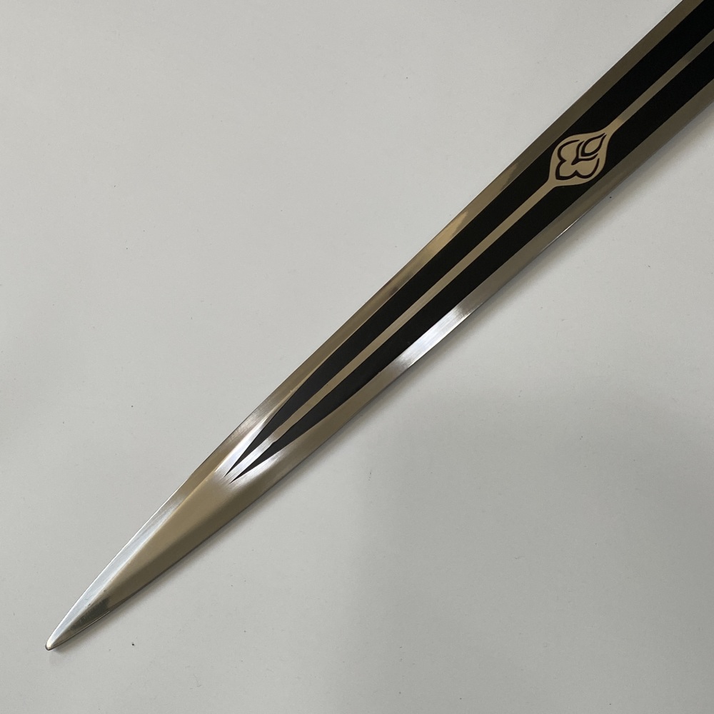 54.9-inch Black Wolf Knight's Great Sword Metal Equipment - Halloween Performance, Birthday Party, and Theme Event Props（630黑魂大剑）US、CA、EU