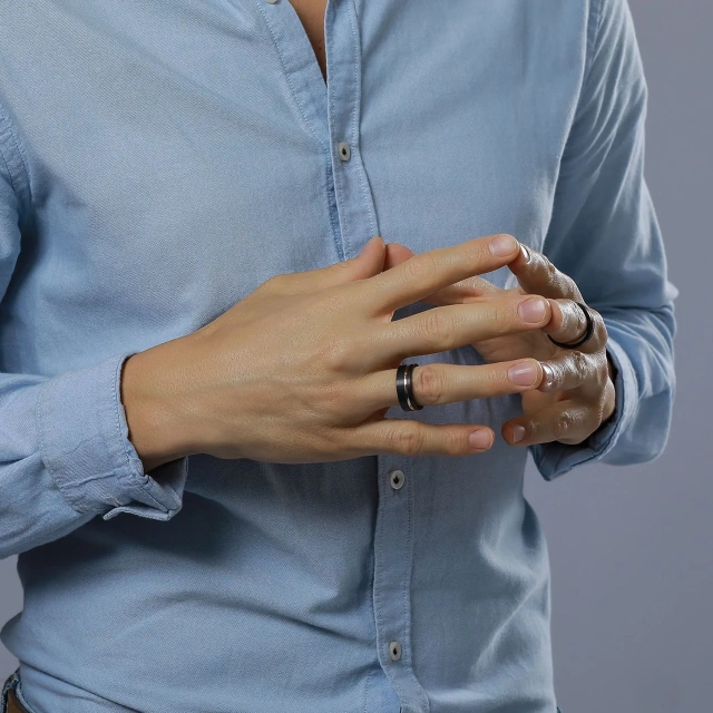 Wholesale 8mm Black Gold Tungsten Carbide Ring for Men Women Engagement Band Comfort Fit