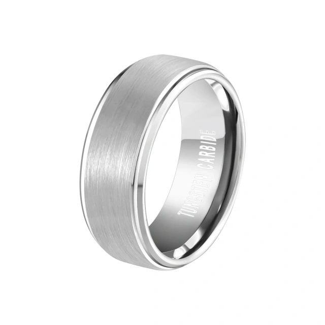 Factory High Quality Brushed Comfort Fit Tungsten Carbide Men Ring Wedding Finger Rings