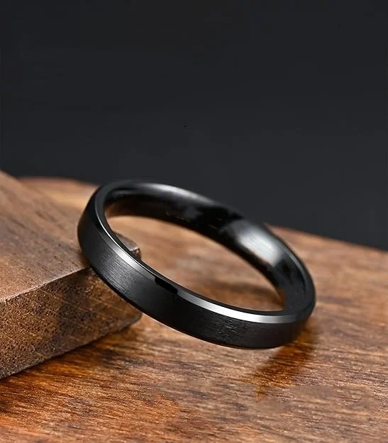 Factory Price Wholesale 18k Gold Plated Tungsten Carbide Ring for Men Luxury Jewelry Wedding Band Ring