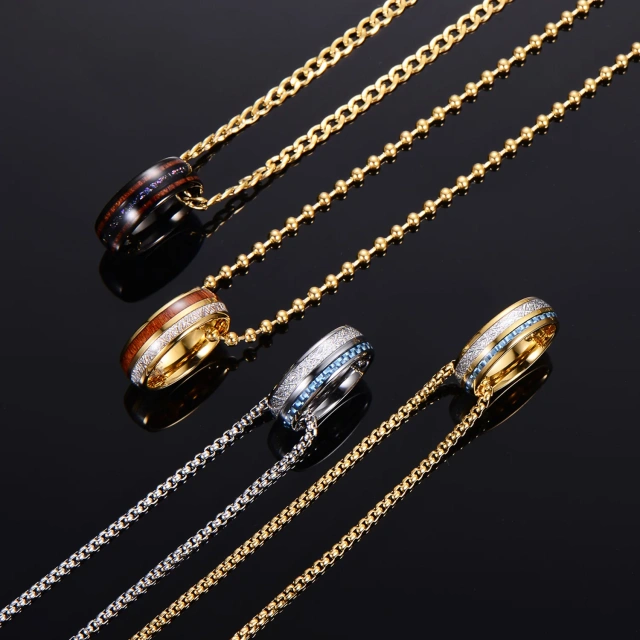 Wholesales Price 8mm Tungsten Carbide Inlay Opal Stone Wedding Band Men Rings Fashion Jewelry Rings