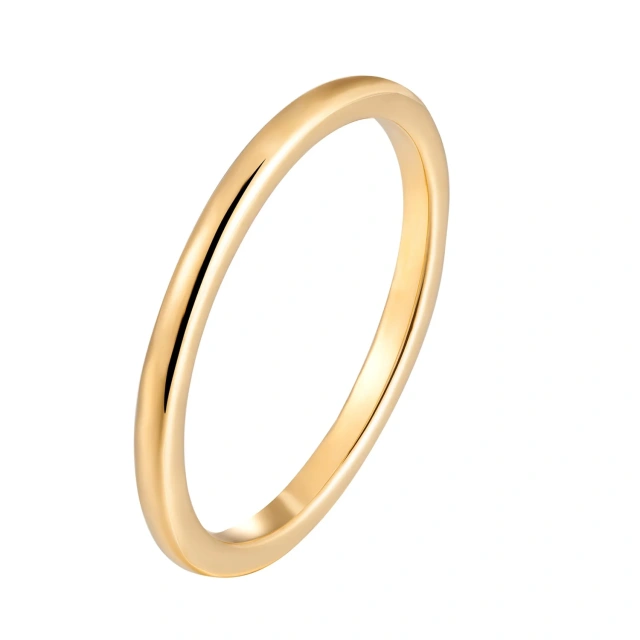 14K 18K 24K Gold Ring Jewelry Price Gold Plated Wedding Bands Eternity Ring for His Her Couple Rings Gold Wedding Jewelry