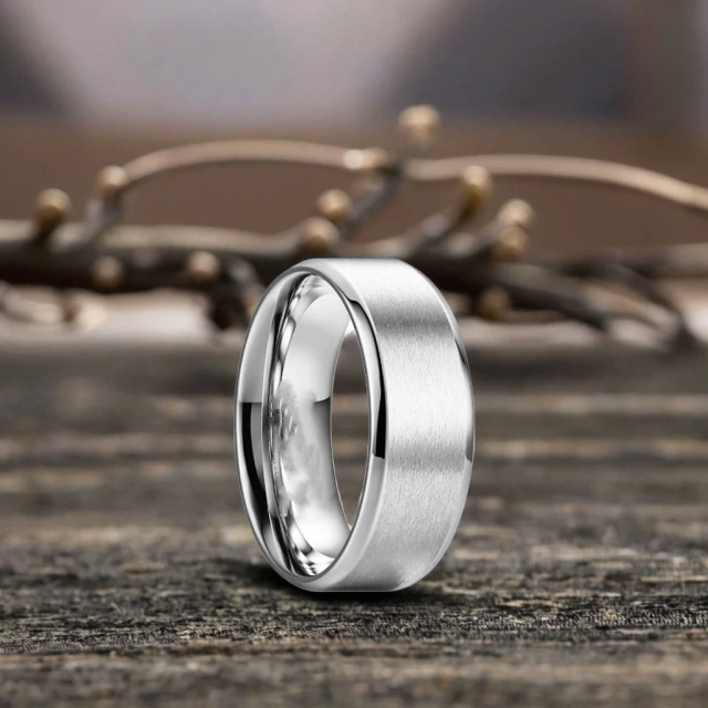 Simply New Design Men Jewelry Tungsten Carbide Ring Silver Plated 4mm 6mm 8mm Wedding Band Ring