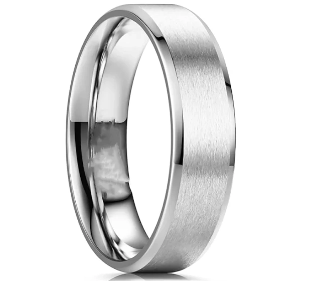 Simply New Design Men Jewelry Tungsten Carbide Ring Silver Plated 4mm 6mm 8mm Wedding Band Ring