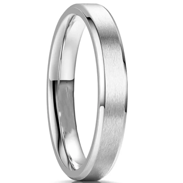 Simply New Design Men Jewelry Tungsten Carbide Ring Silver Plated 4mm 6mm 8mm Wedding Band Ring