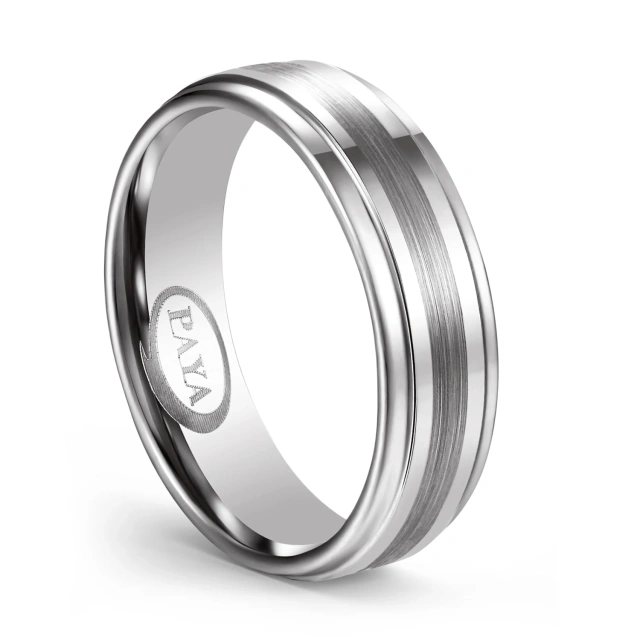 Hot America Fashion Ring Band Tungsten Wedding Bands