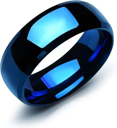 Classic Style Black Plated Men Fashion Jewelry Wholesale Factory Tungsten Ring