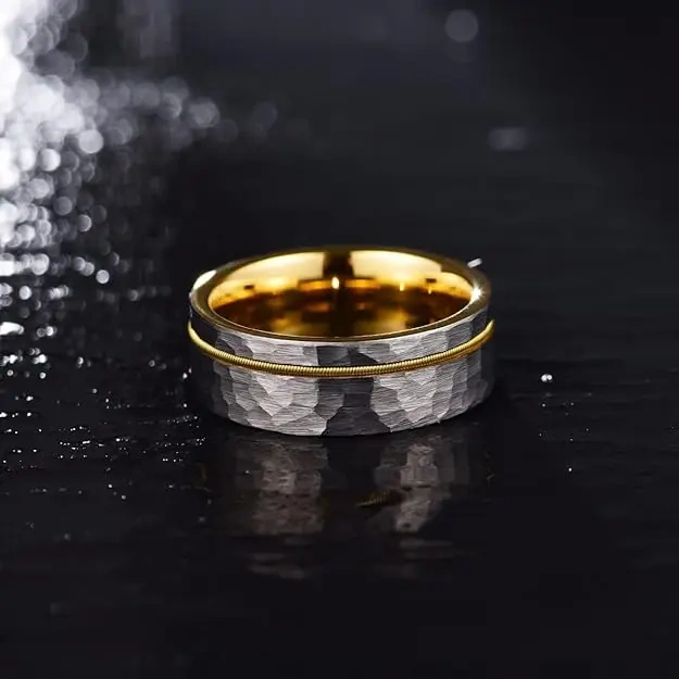 China Factory Direct Sell Simply Man Ring Men Fashion Tungsten Carbide Men Jewelry