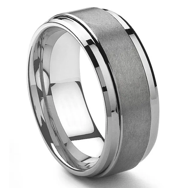 Hot America Fashion Ring Band Tungsten Wedding Bands