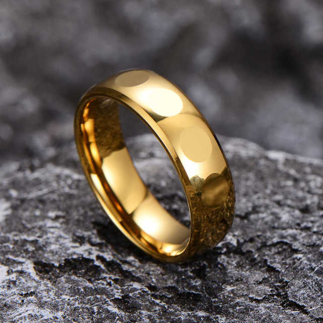 Wholesale Tungsten Ring Prices Gold Wedding Ring for Men Women Fashion Engagement Wedding Band