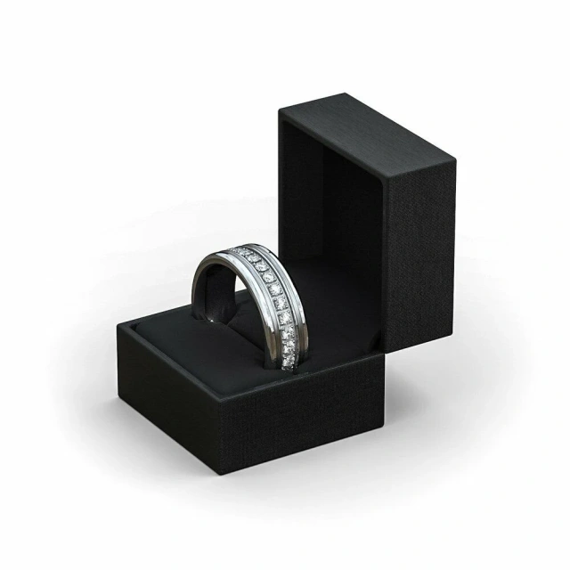 Wholesale Custom Manufacturing 18k Tungsten Silver Gold Couple Rings Fashion Jewelry for Men Women's Engagement Anniversary