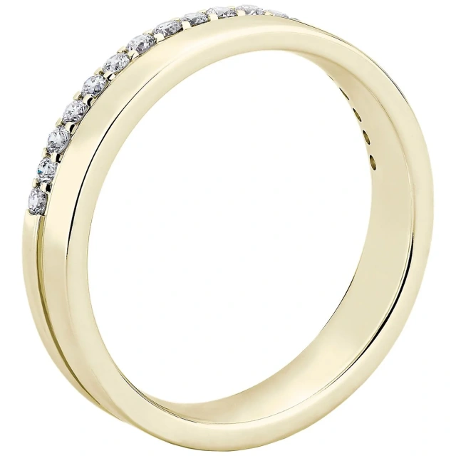 18K 24K Gold Plated Diamond Ring 18k Tungsten Rings for Women