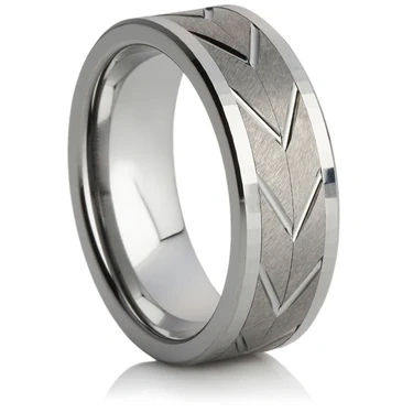 Factory Wholesales Grooved Tungsten Carbide Ring Best Gifts for Men Wedding Bands Jewelry