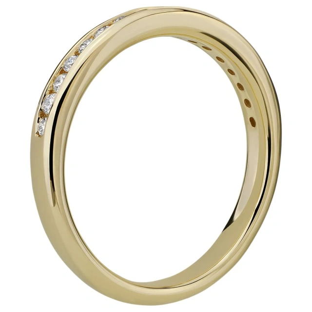 18K 24K Gold Plated Diamond Ring 18k Tungsten Rings for Women