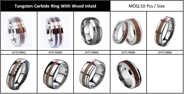 Newest Design Eternity 8mm 6mm Gold 18k Couple Slotting Tungsten Rings for Men Wedding Rings Couple Set