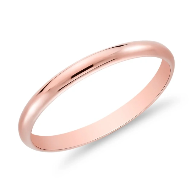 Couple Set Rings Rose Gold Plated for Men and Women Wedding Tungsten Carbide Rings