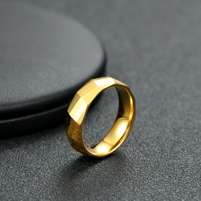 Best Selling 6mm Ring Wedding Tungsten Gold Wedding Ring for Women Man