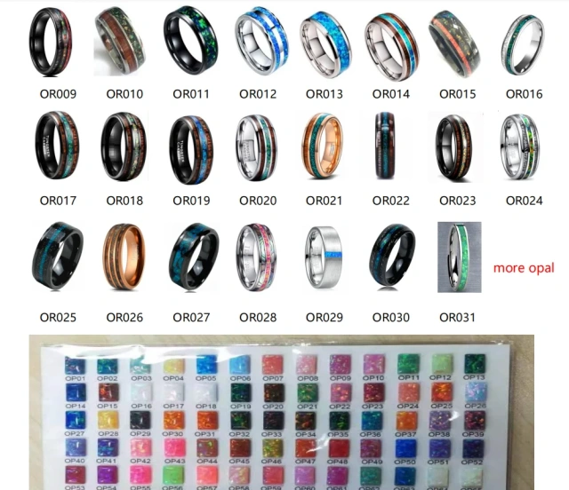 High Quality Fashion Rings 8mm Silver Tungsten Rings for Men Women Wedding Bands Rings comfort Fit