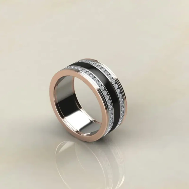 Wholesale Bulk Price Fine Jewelry Silver Plated Cz Fashion Tungsten Carbide Rings for Men