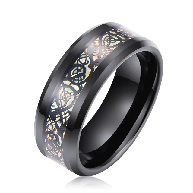 Newest Design Eternity 8mm His and Her Set Tungsten Ring Wedding Brand Ring Couple Set Fashion Rings