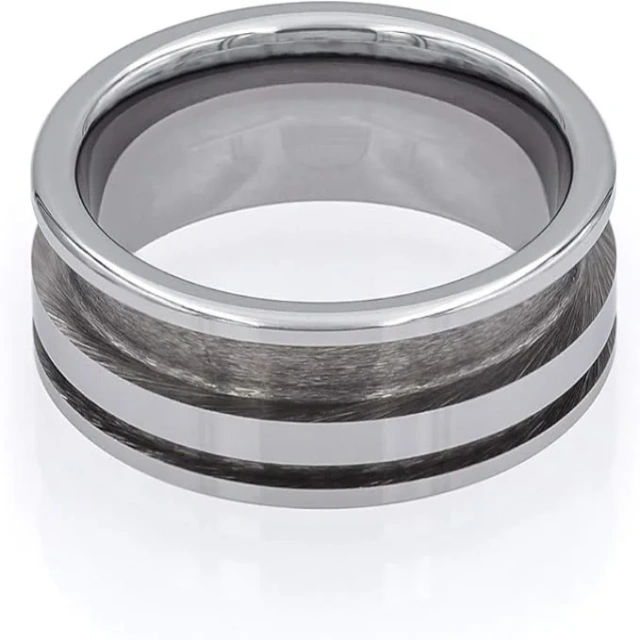 Silver Plated 8mm 6mm 4mm Blank Core Tungsten Ring for Men Jewelry Tungsten Carbide Ring Blank Core with groove