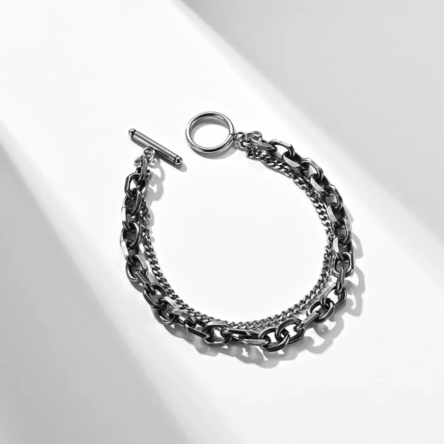 Wholesale Price Luxury Fine Jewelry Stainless Steel Bracelet Silver Bracelet Men Fashion Jewelry for Men