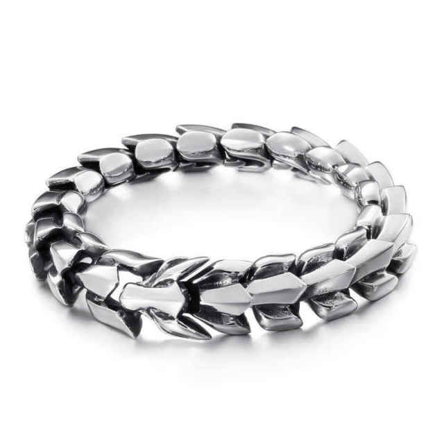 Nordic Viking Bracelets Keel Stainless Steel 316l Dragon Chian Men's Bracelet